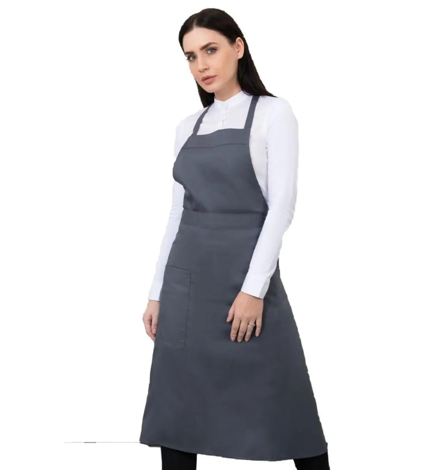 Le Nouveau Chef Atlanta Chef Aprons-Nimbus Grey