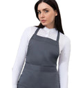 Le Nouveau Chef Atlanta Chef Aprons-Nimbus Grey