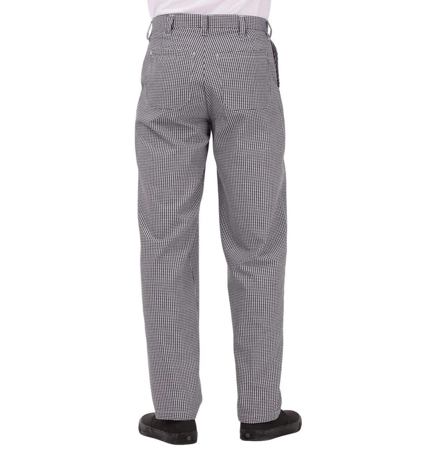 Chef Works Basic Chef Pants: Small Check Chef Works