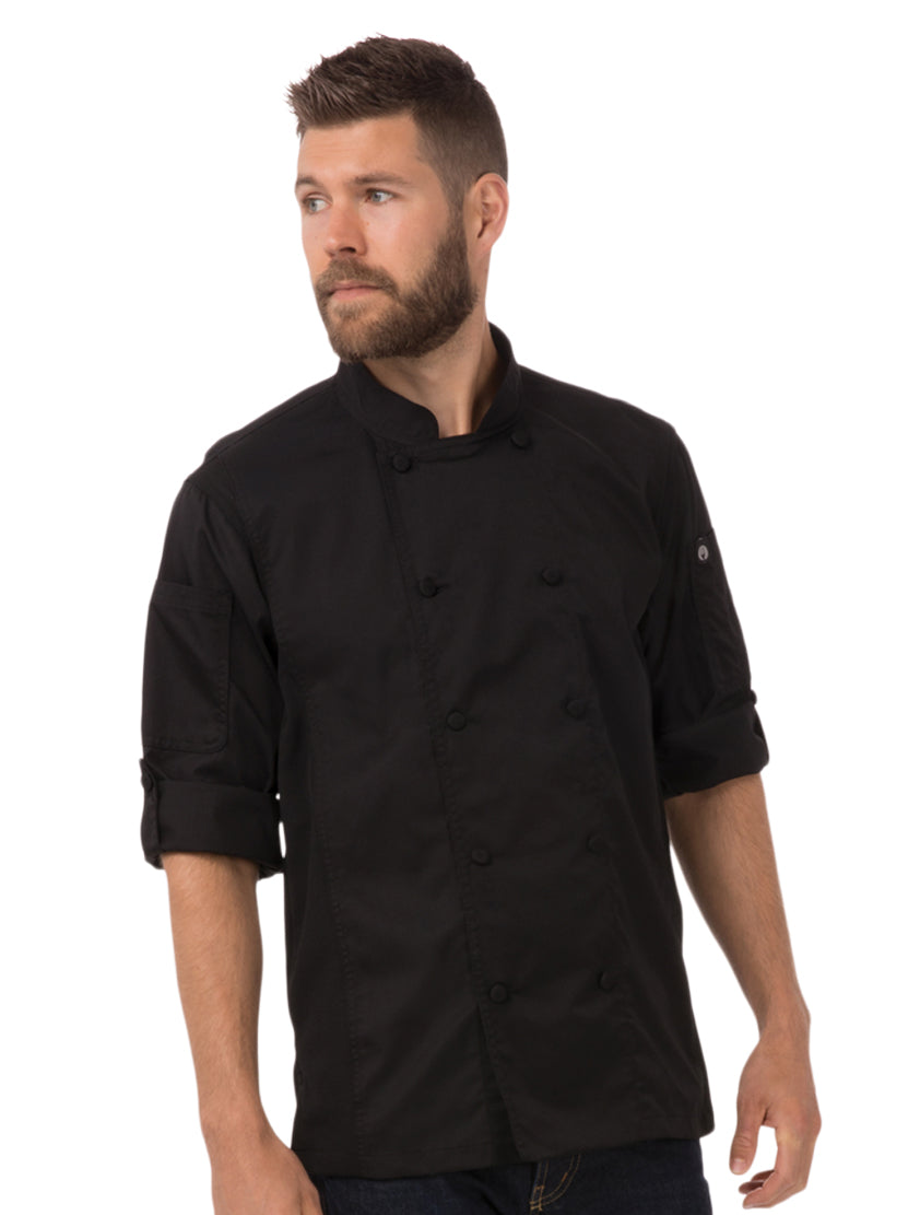 Chef Works Bowden Cool Vent Roll Up Sleeves Chef Coat