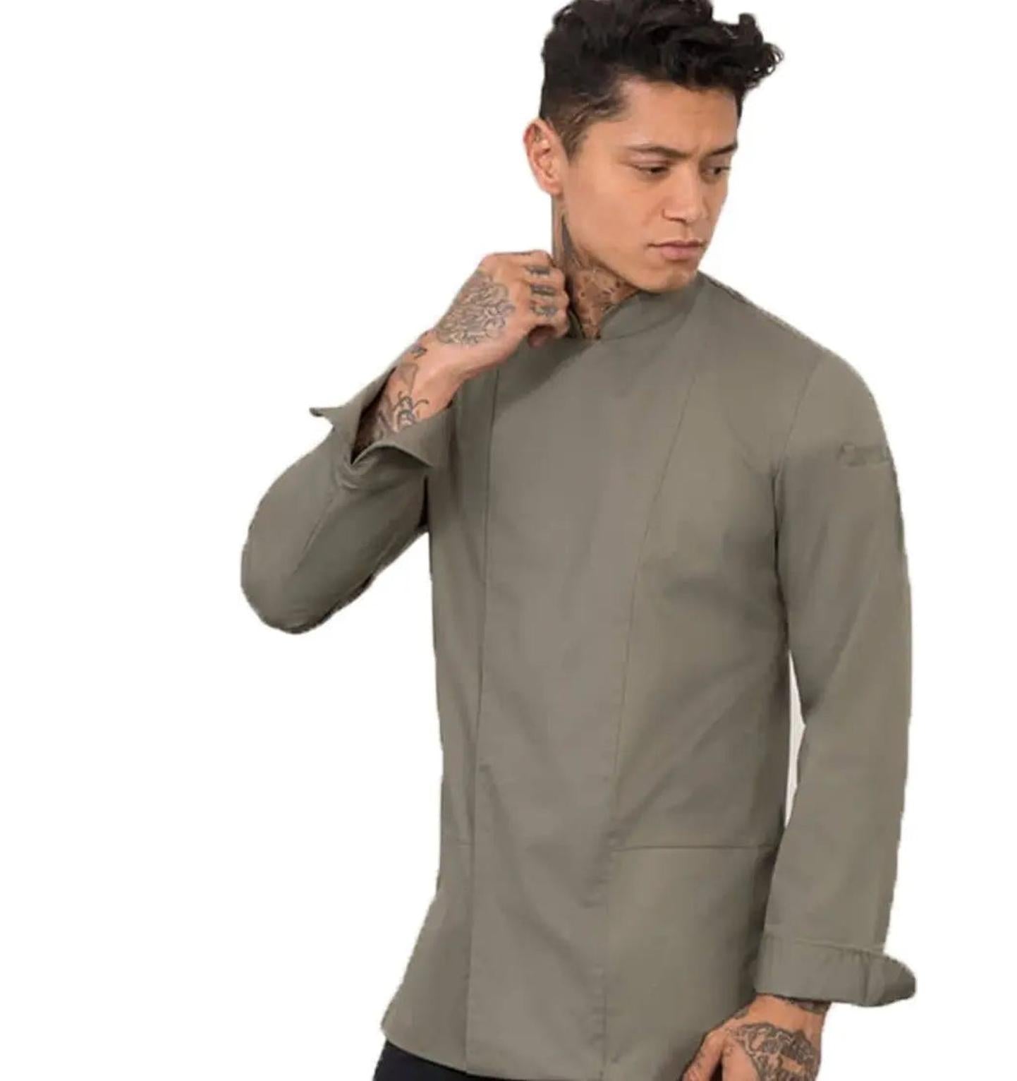 Le Nouvean Chef Dave Chef Jackets Olivette-Frontview