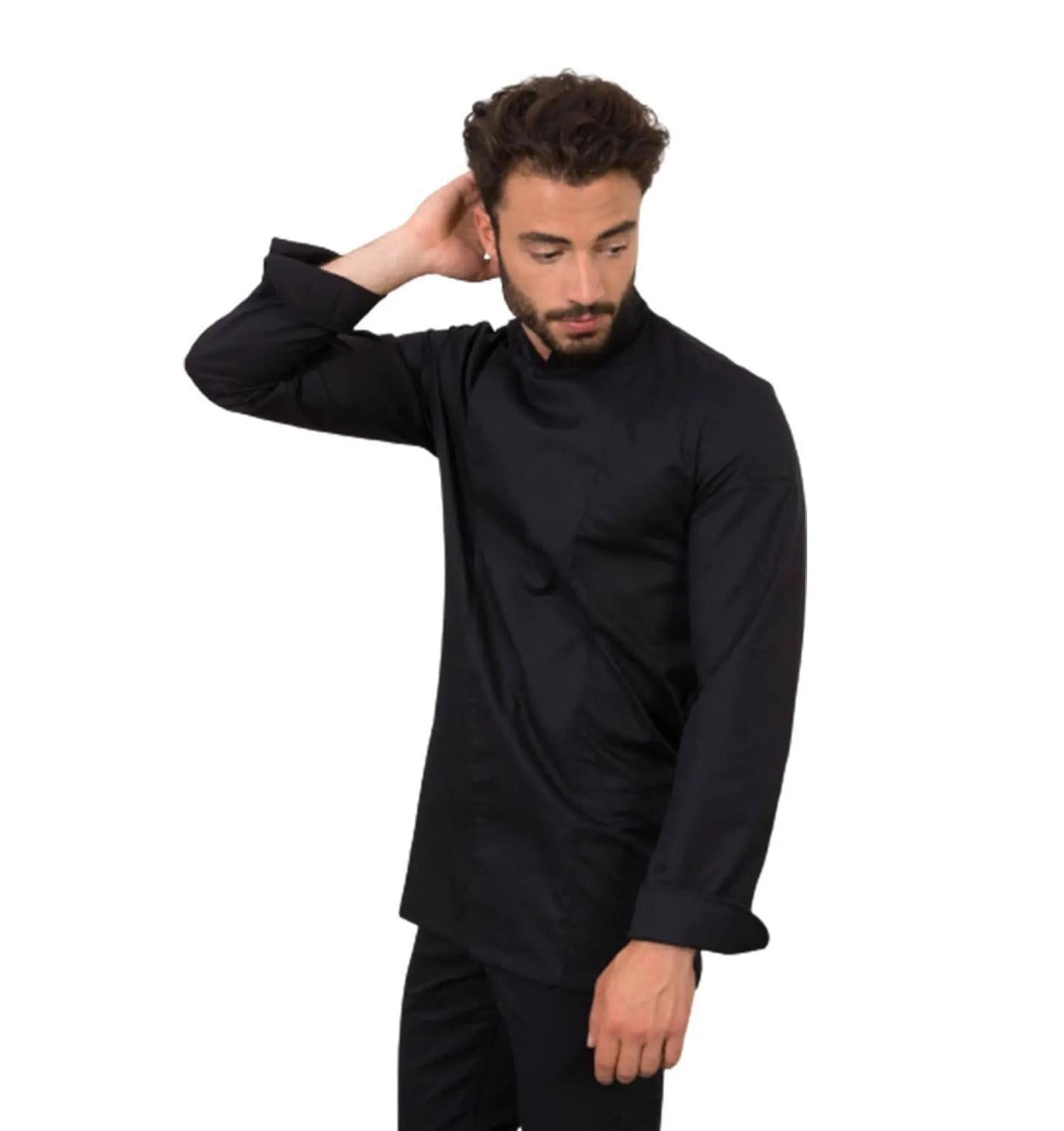 Le Nouvean Chef Dave Chef Jackets -Black-sideview