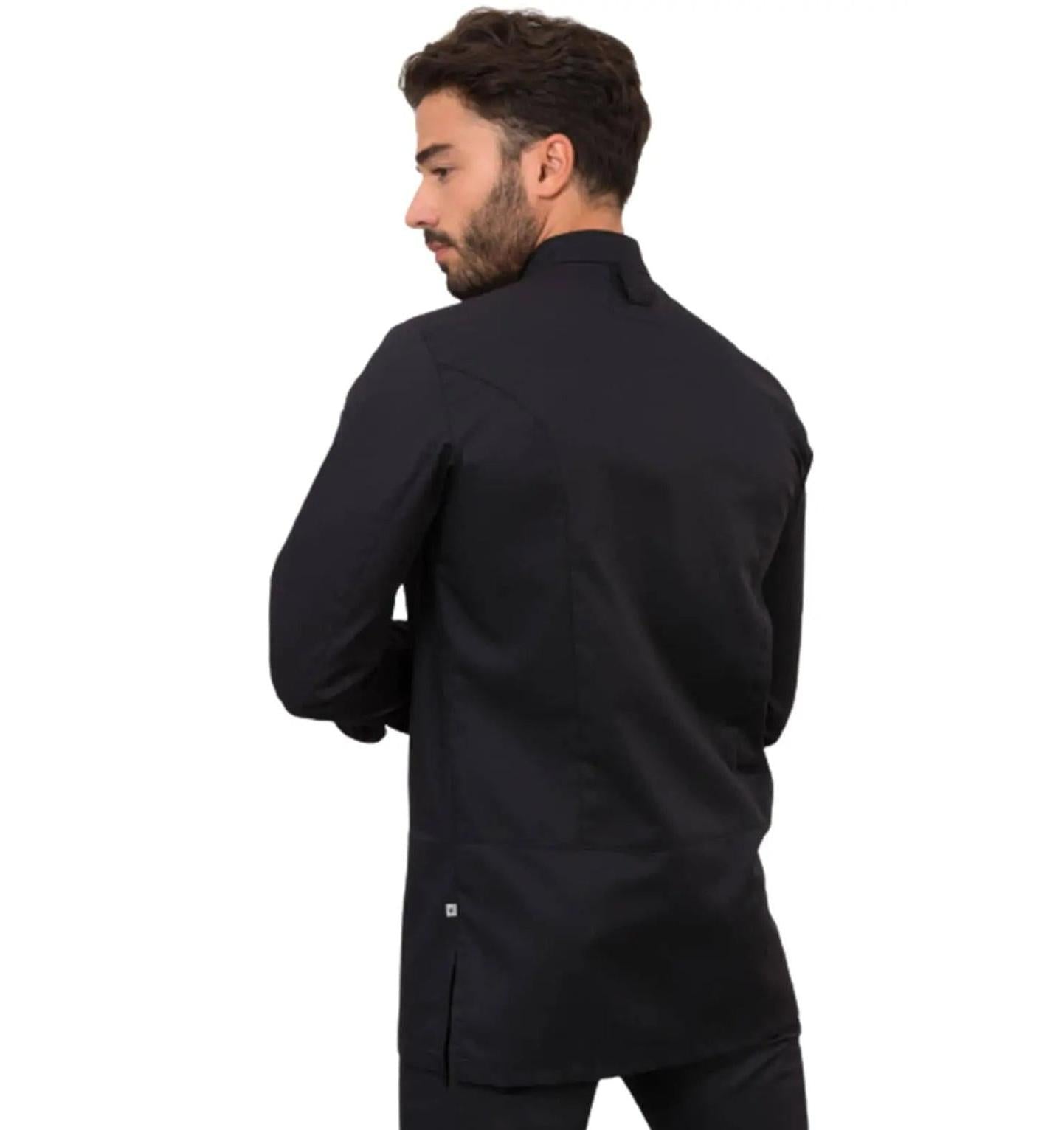 Le Nouvean Chef Dave Chef Jackets -Black-backview