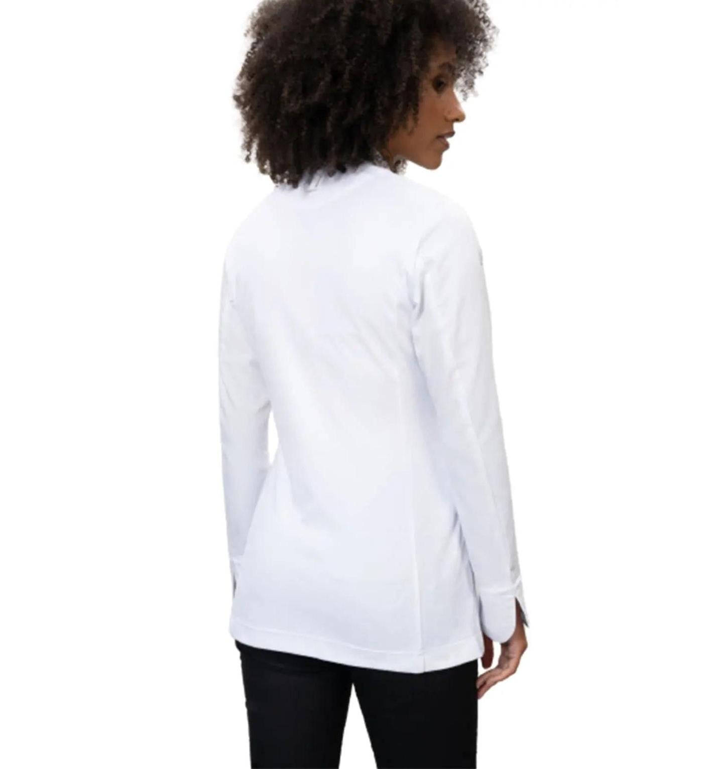 Le Nouveau Elise Chef Jacket white-backview