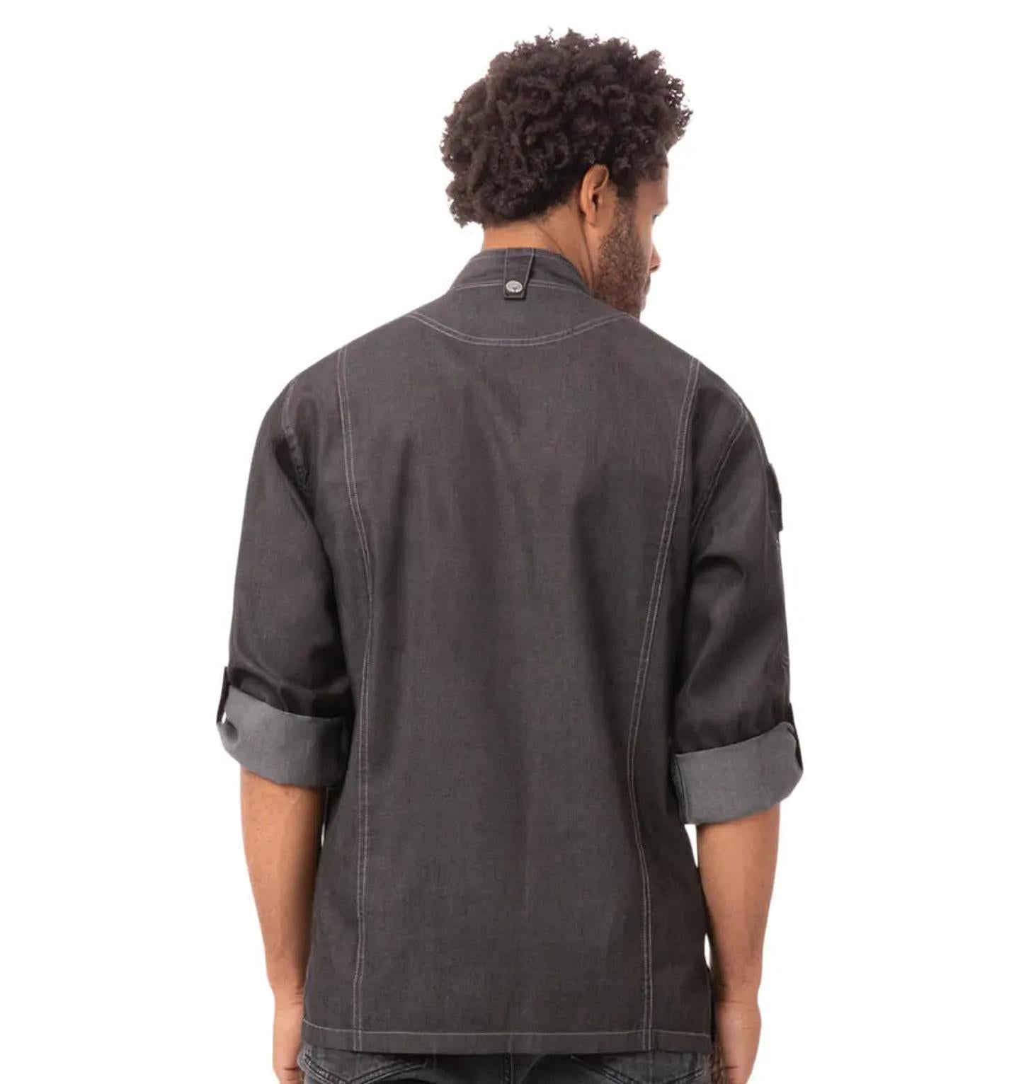 Blue Denim Chef Jacket | Chef Works Gramercy - Fiumara Apparel