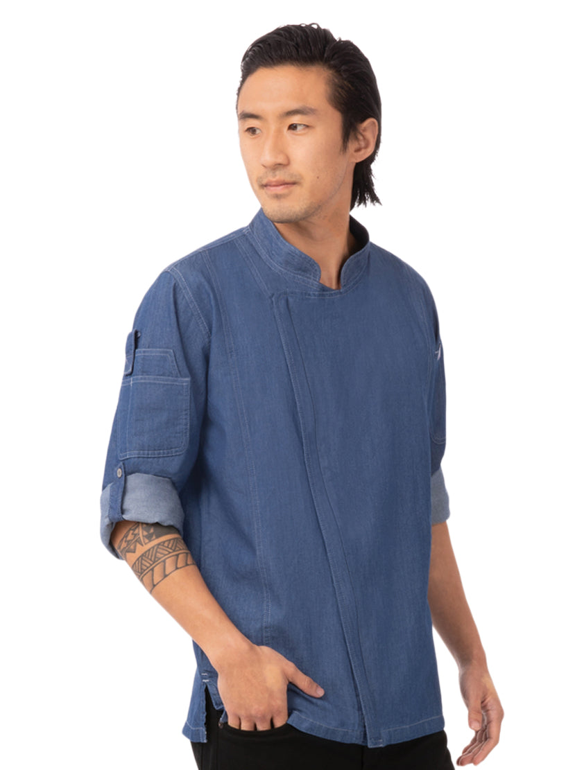 Blue Denim Chef Jacket | Chef Works Gramercy