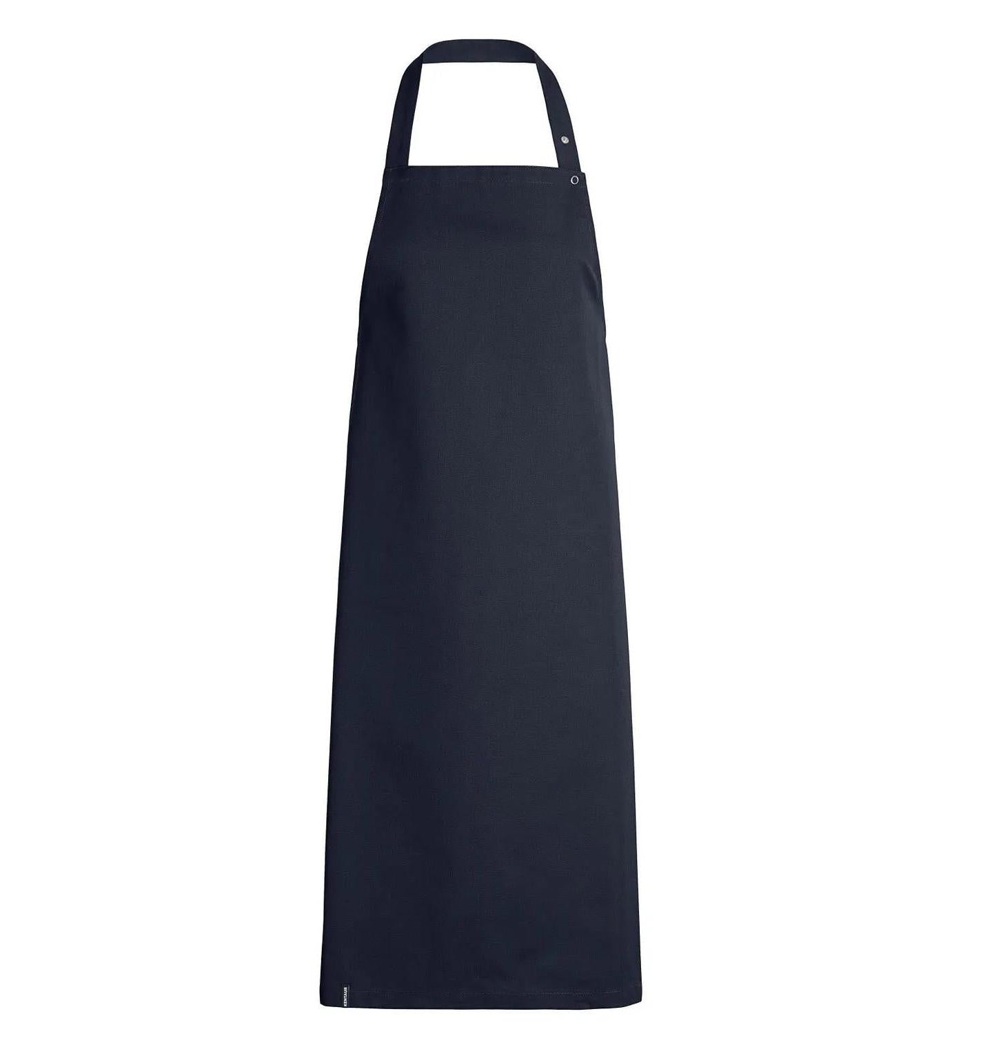 Kentaur 30330 Raw Bib Apron Dark Navy -Frontview