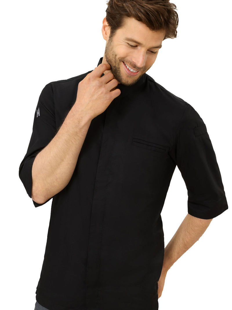 Le Nouveau Fabian Chef Jacket Black - main