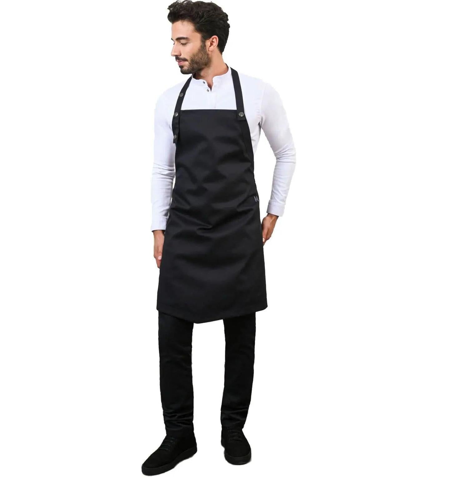 Le Nouveau Chef Jackson Chef Aprons-Black