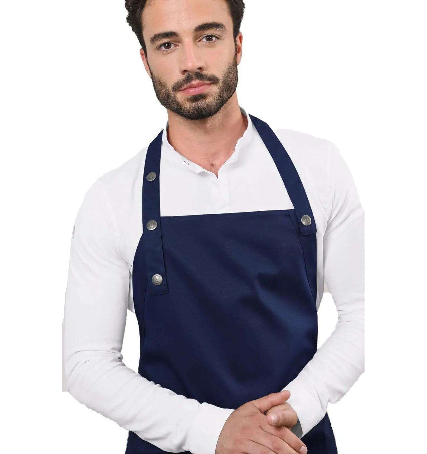 Le Nouveau Chef Jackson Chef Aprons-Navy