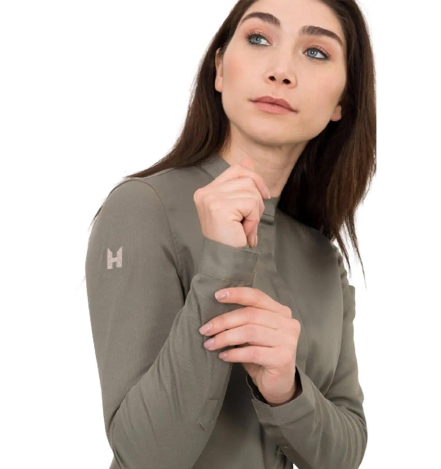 Le Nouvean Chef Jolie Chef Jackets Olivette -frontview