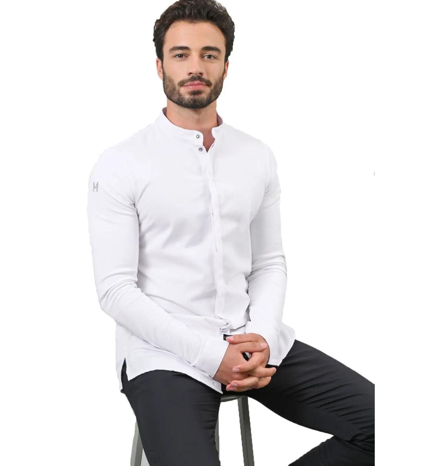 Le Nouveau Chef Julien Chef Jacket-White-Frontview