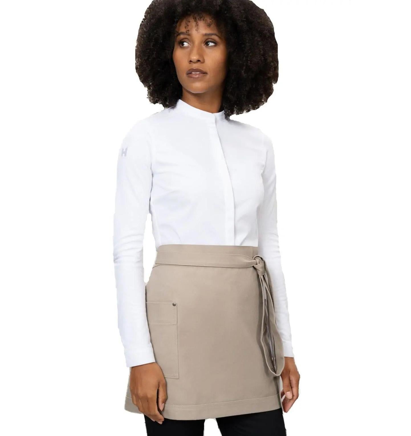 Le Nouveau Chef Kansas Chef Aprons-Sand Canvas