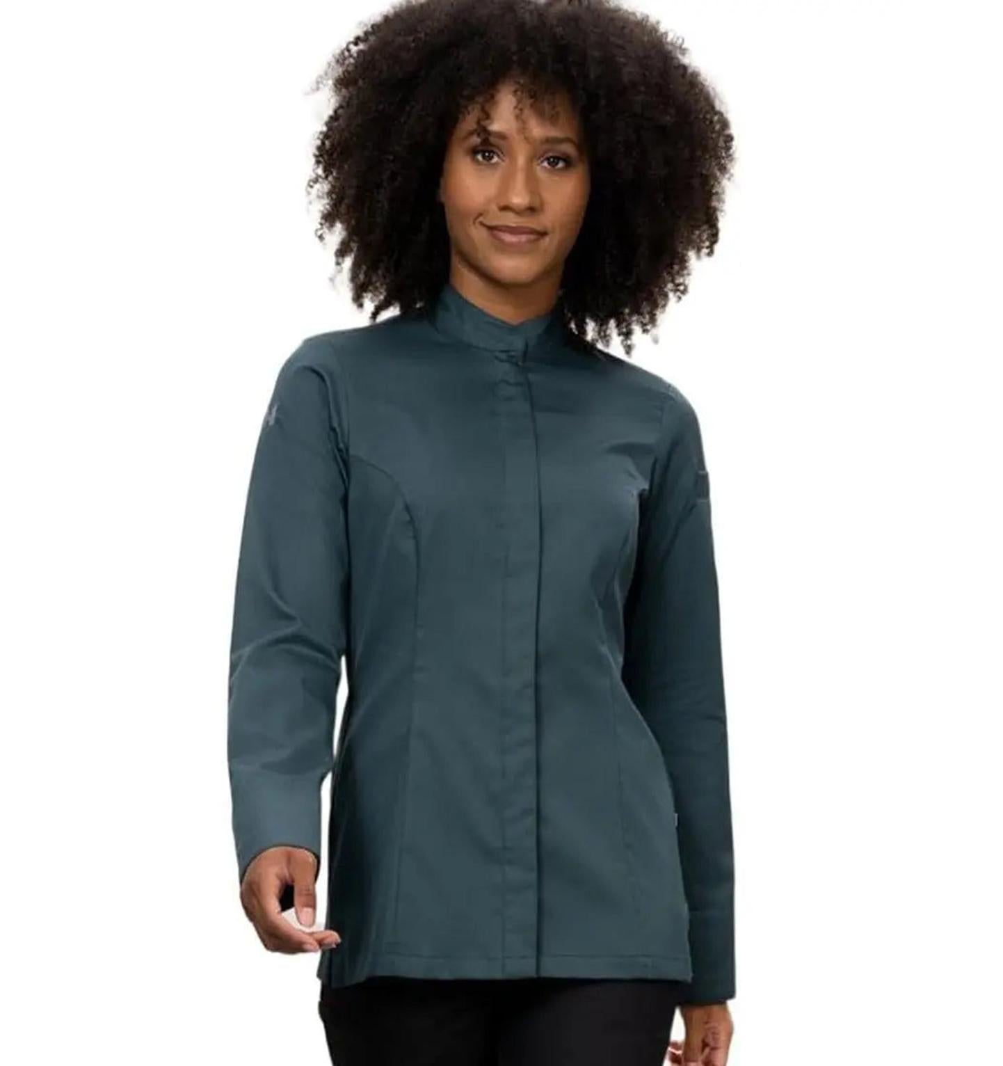 Le Nouveau Elise Chef Jacket pearl grey-main
