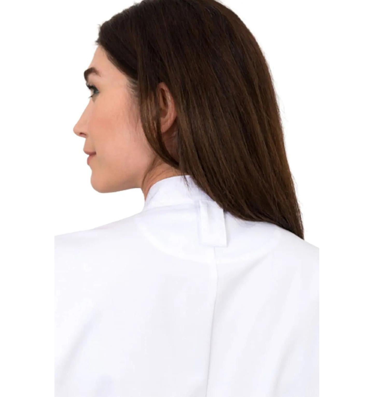 Le Nouveau Lynn Chef Jacket White-backview