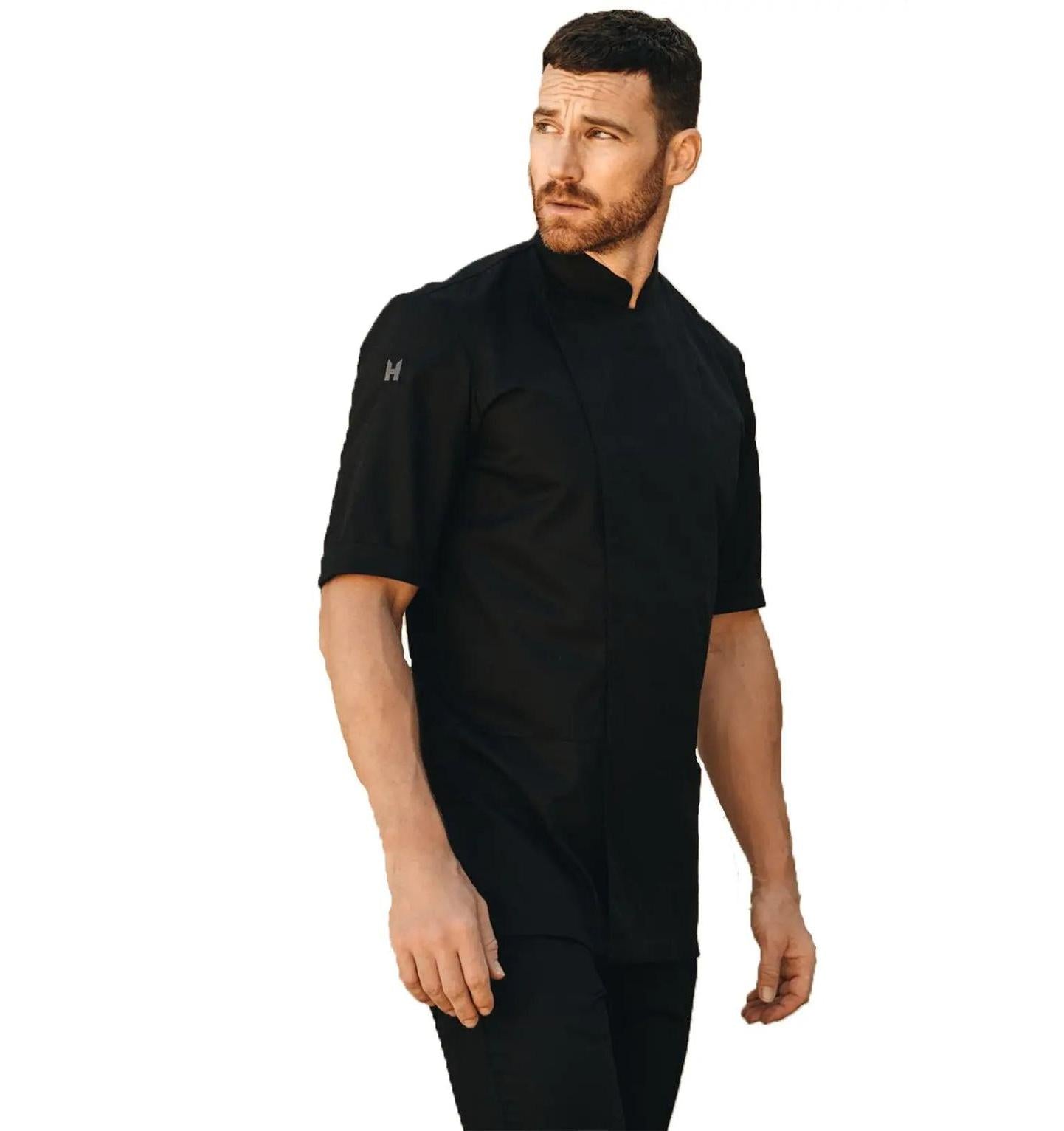 Le Nouveau Chef Melvin Chef Jackets-Black
