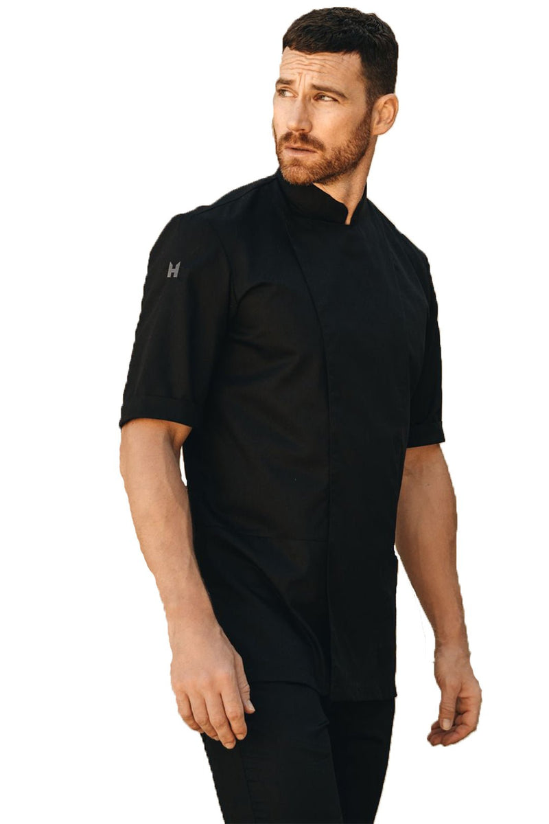 Le Nouveau Chef Melvin Chef Jackets-Black