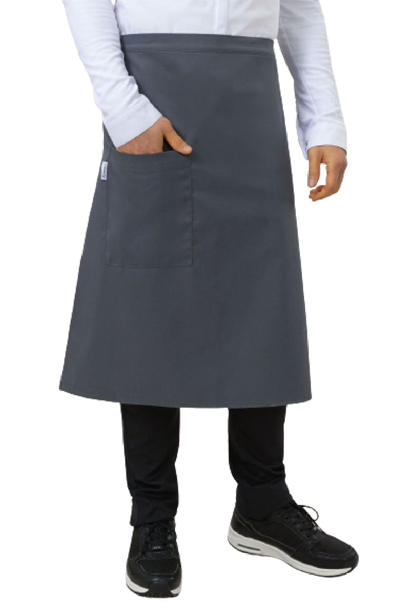 Le Nouvean Chef Phoenix Bib Aprons Nibus Grey-Front pocketview