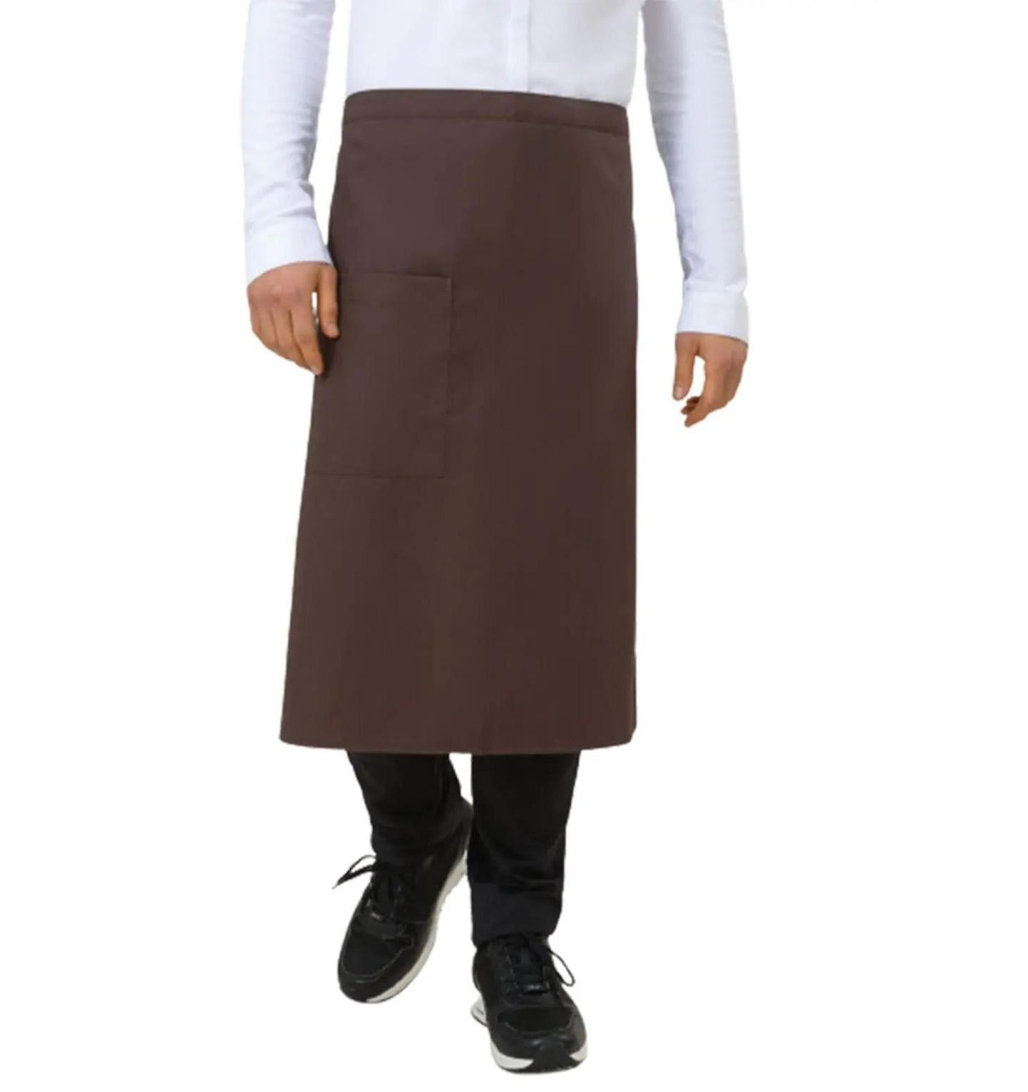 Le Nouvean Chef Phoenix Bib Aprons Pure Choco-Frontview