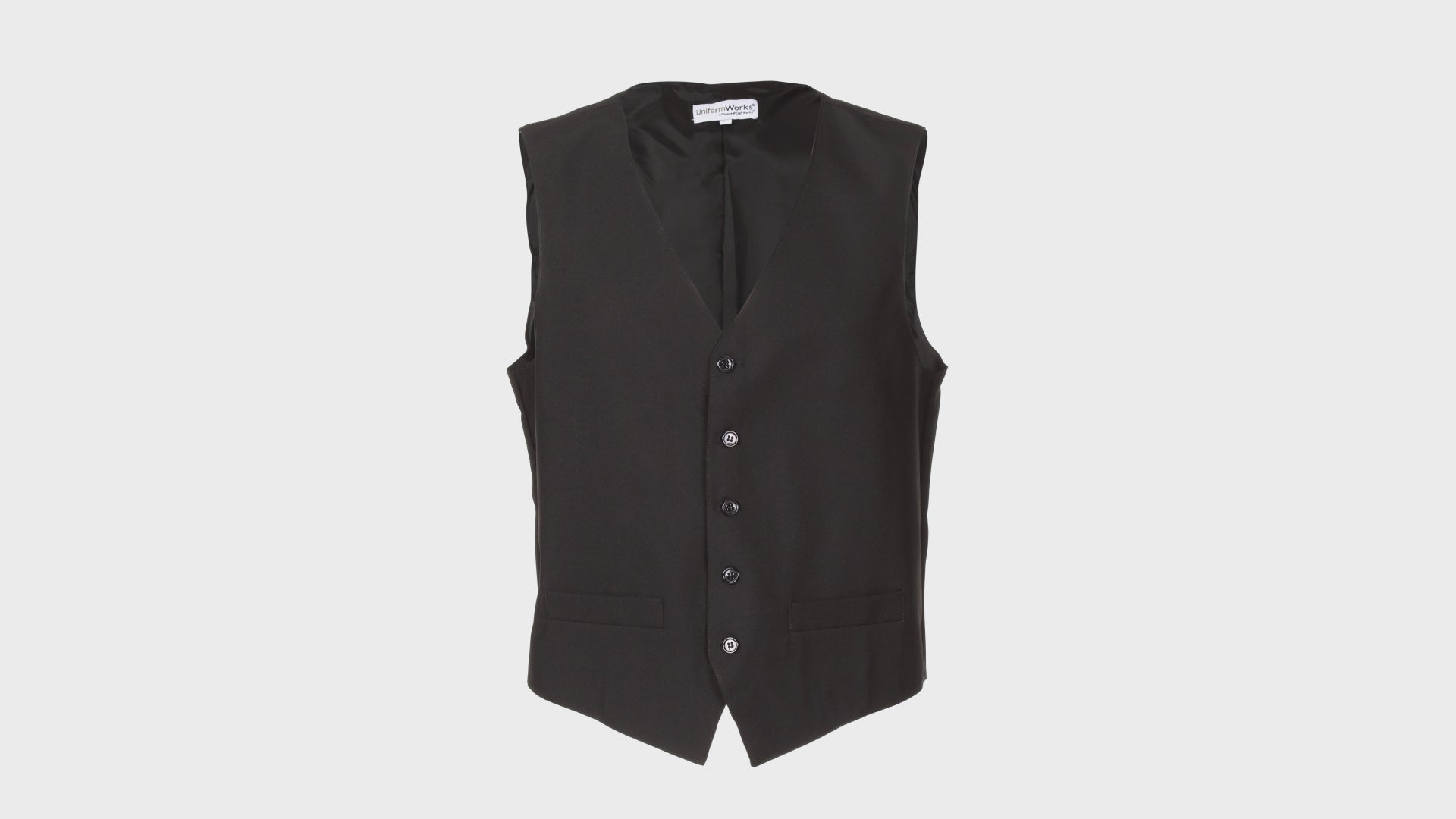 Vest, Chef Works Unisex Black Basic Vest – Fiumara Culinary