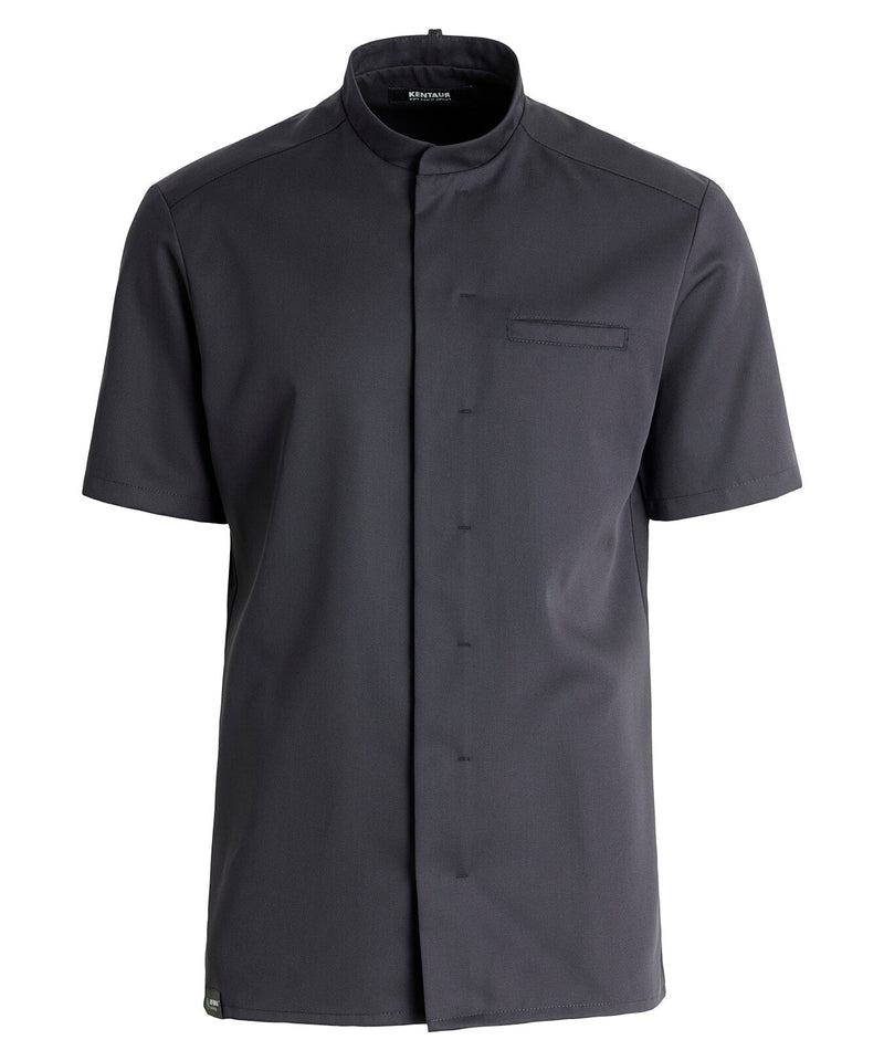 25284 CHEFSHIRT REFIBRA ™ TENCEL-Black Front