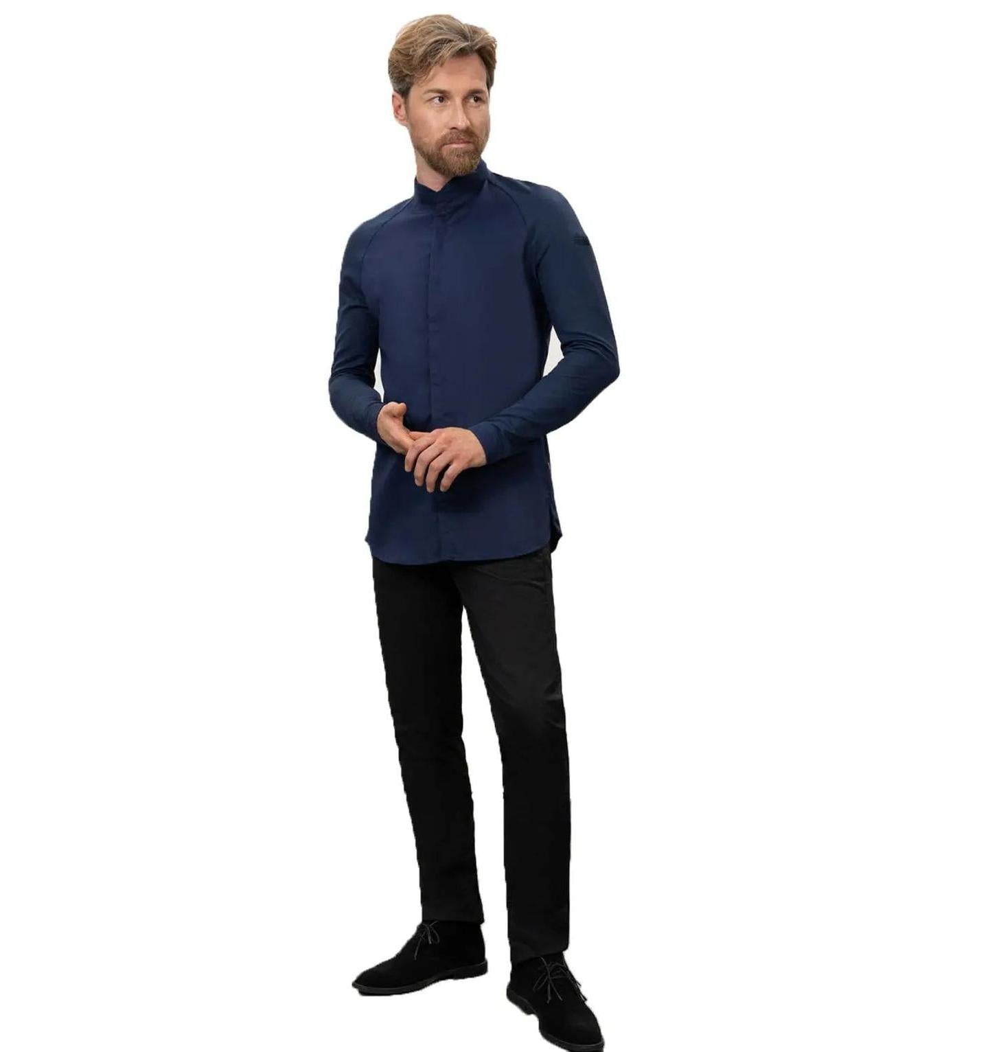 Le Nouveau Chef Romain Chef Jackets-Patriot blue