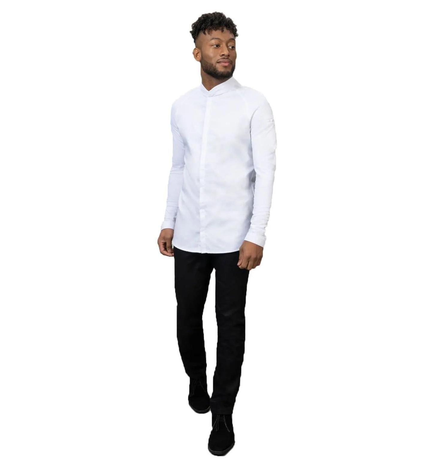 Le Nouveau Chef Romain Chef Jackets-White