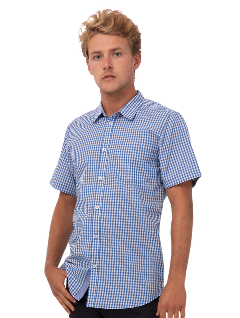 Chef Works Gingham Men's Modern Fit Shirt