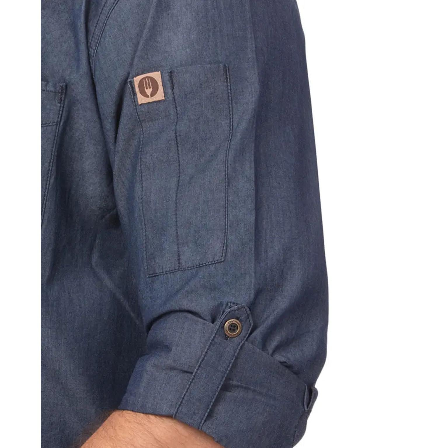 Long Sleeve Denim Work Shirt | Chef Works Chef Works