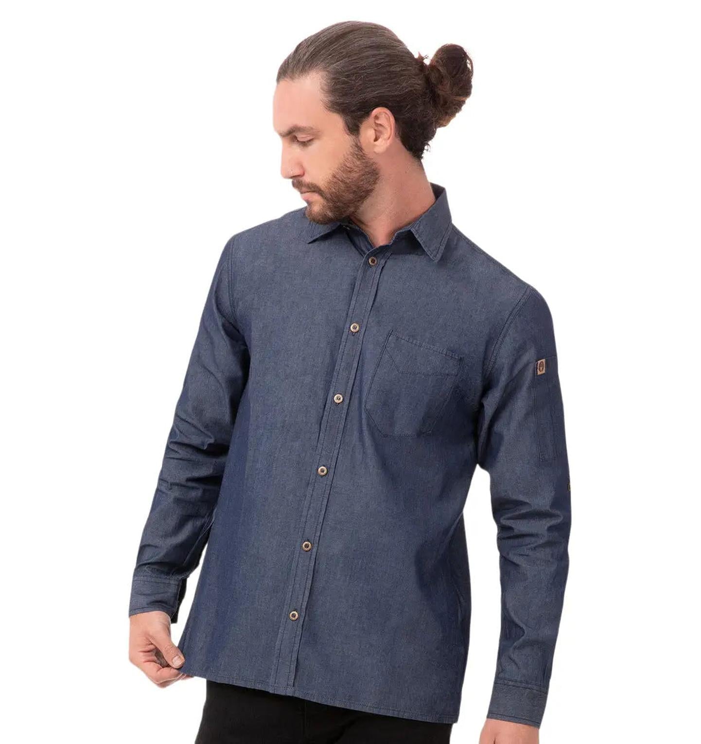 Long Sleeve Denim Work Shirt | Chef Works Chef Works