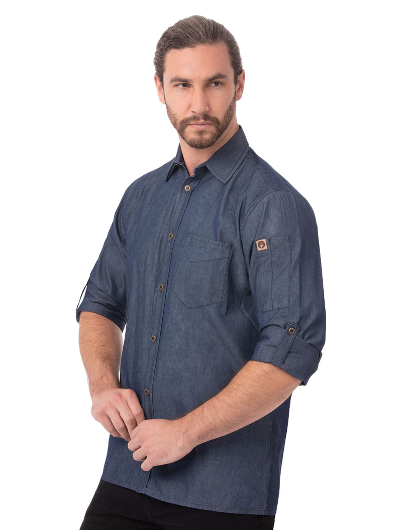 Long Sleeve Denim Work Shirt | Chef Works