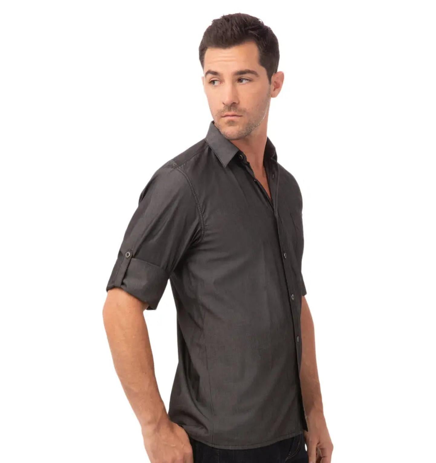 Long Sleeve Denim Work Shirt | Chef Works Chef Works