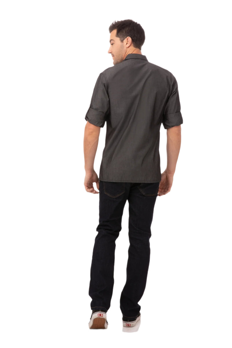 Long Sleeve Denim Work Shirt | Chef Works