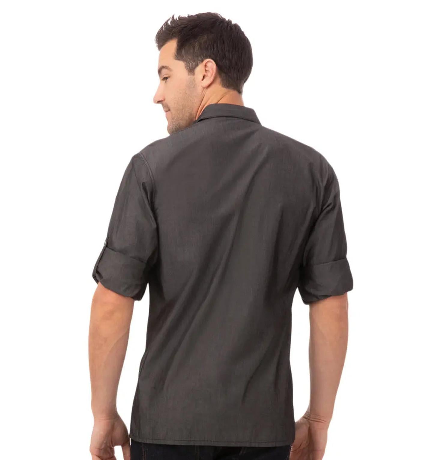 Long Sleeve Denim Work Shirt | Chef Works Chef Works