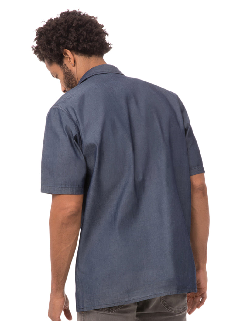 Chef Works Detroit Short Sleeve Denim Shirt