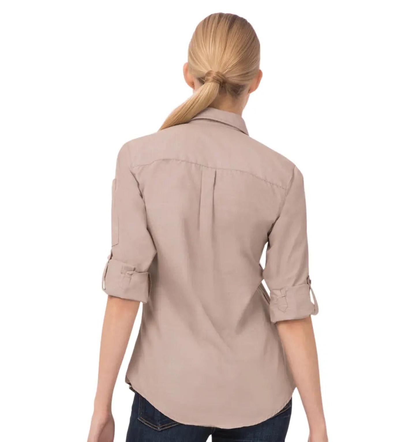 Chef Works Women's Chambray Dress Shirt Chef Works