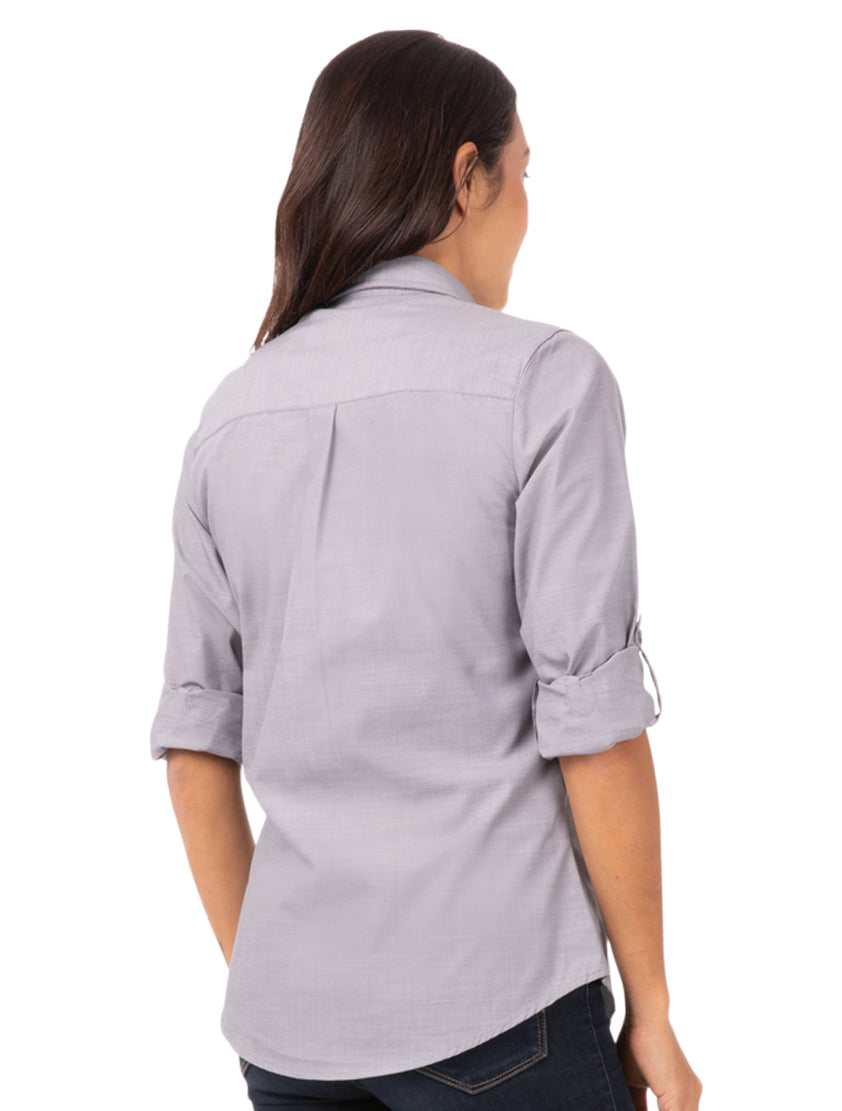 Chef Works Women's Chambray Dress Shirt