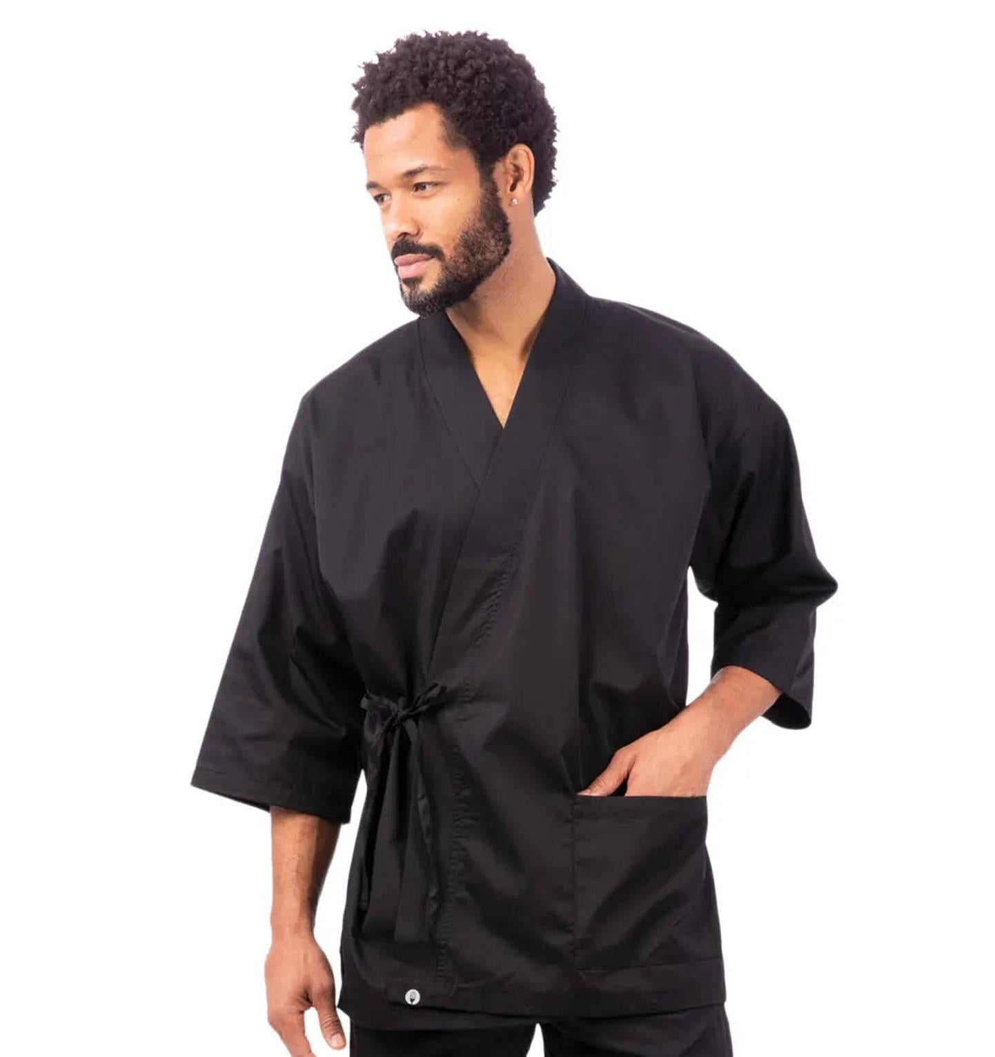 Chef Works Unisex Black Sushi Coat Chef Works
