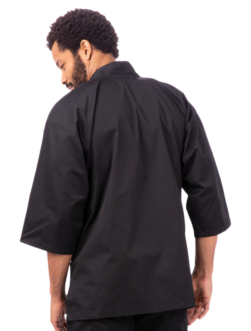 Chef Works Unisex Black Sushi Coat