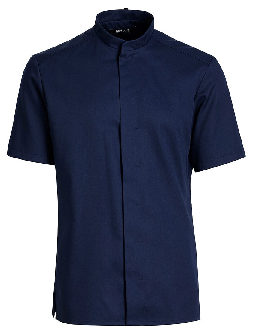 Kentaur 25242 Tencel Chef/Service Sailor Blue Shirt Front
