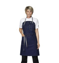 Kentaur 30360 Sailor Blue Raw Bib Apron-2