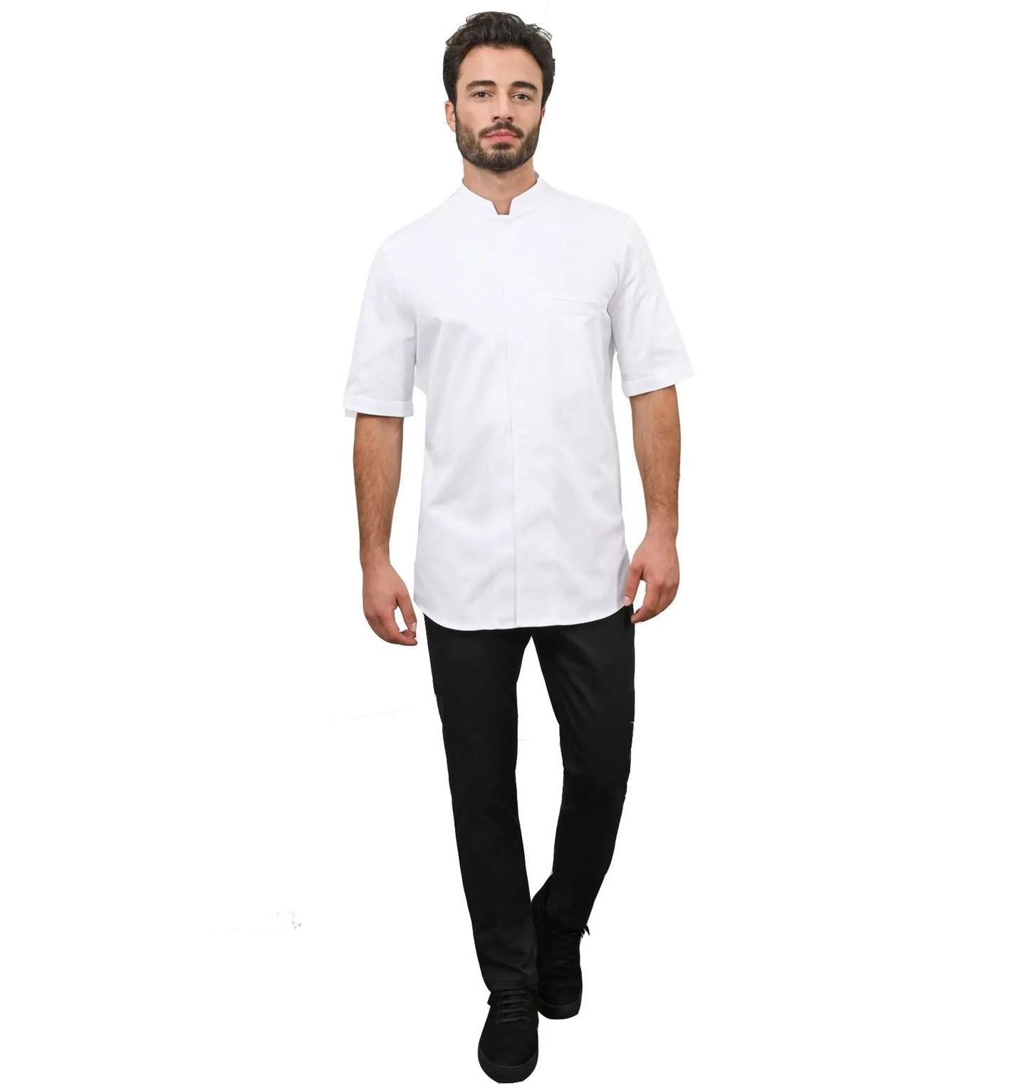 Le Nouveau Tygo Chef Coat White - full