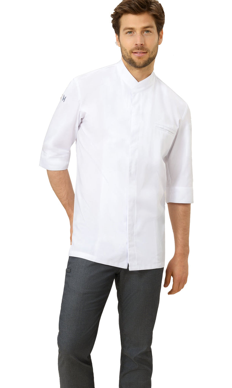 Le Nouveau Fabian Chef Jacket White - full