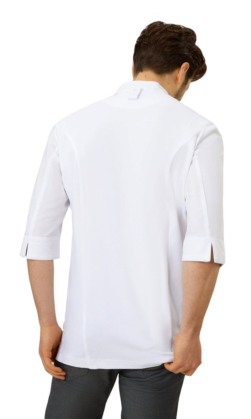 Le Nouveau Fabian Chef Jacket White - Back