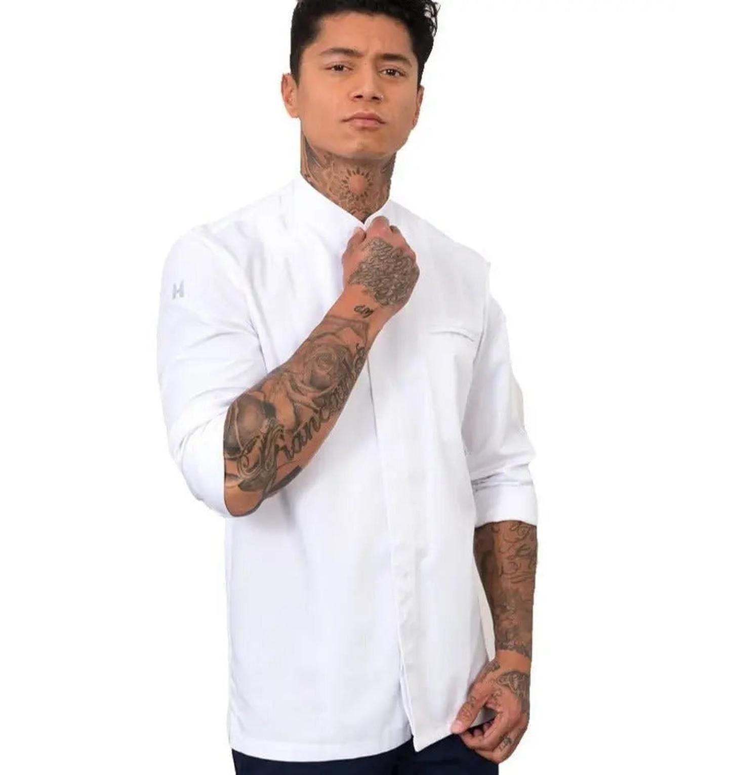 Le Nouveau Alain Chef Jacket White - main