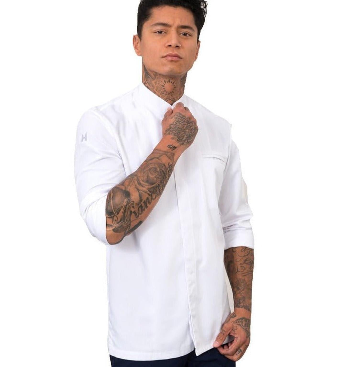 Le Nouveau Alain Chef Jacket White - main