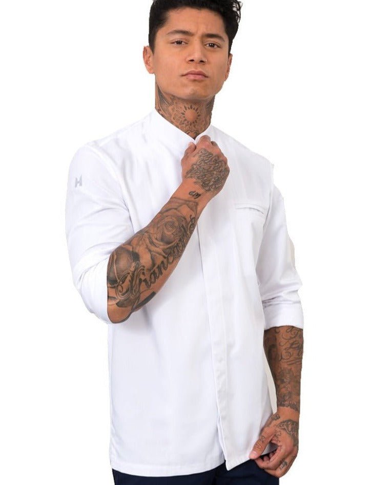 Le Nouveau Alain Chef Jacket White - main