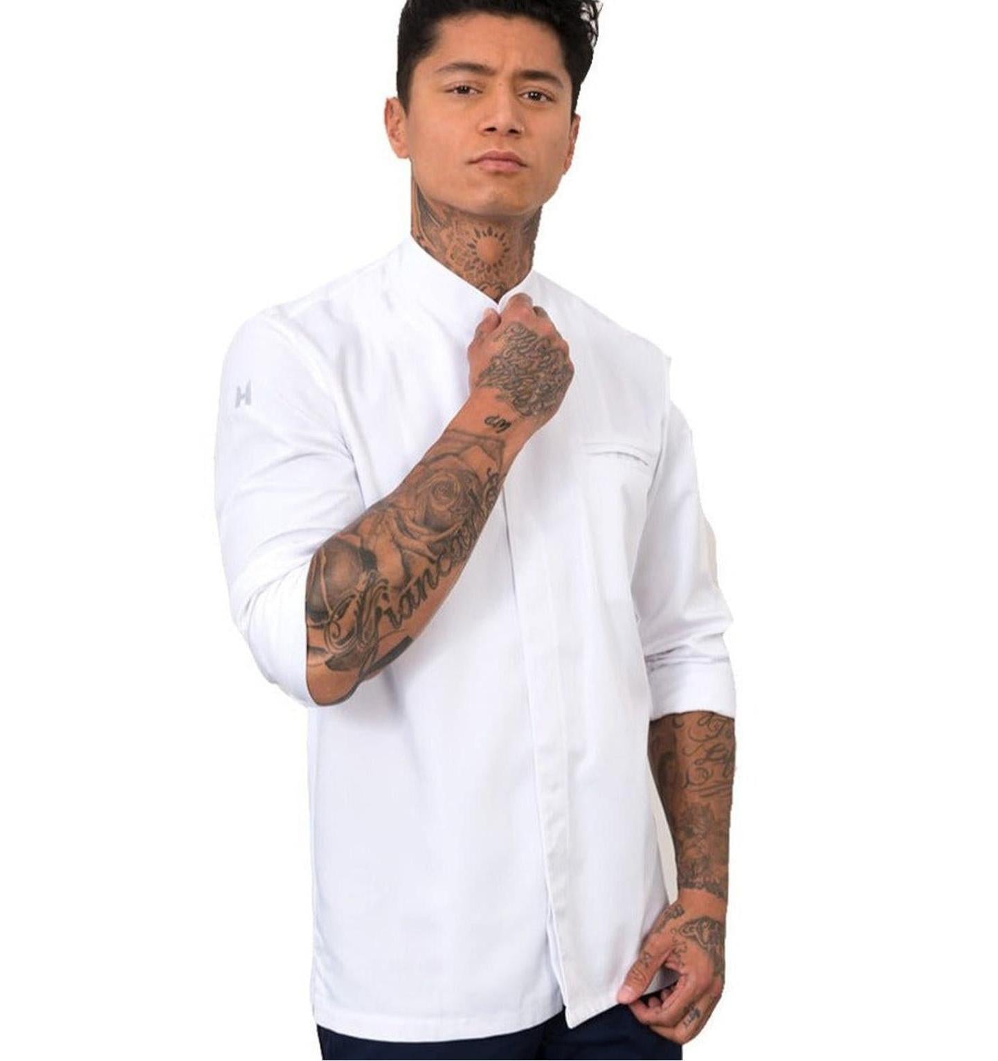 Le Nouveau Alain Chef Jacket White - main