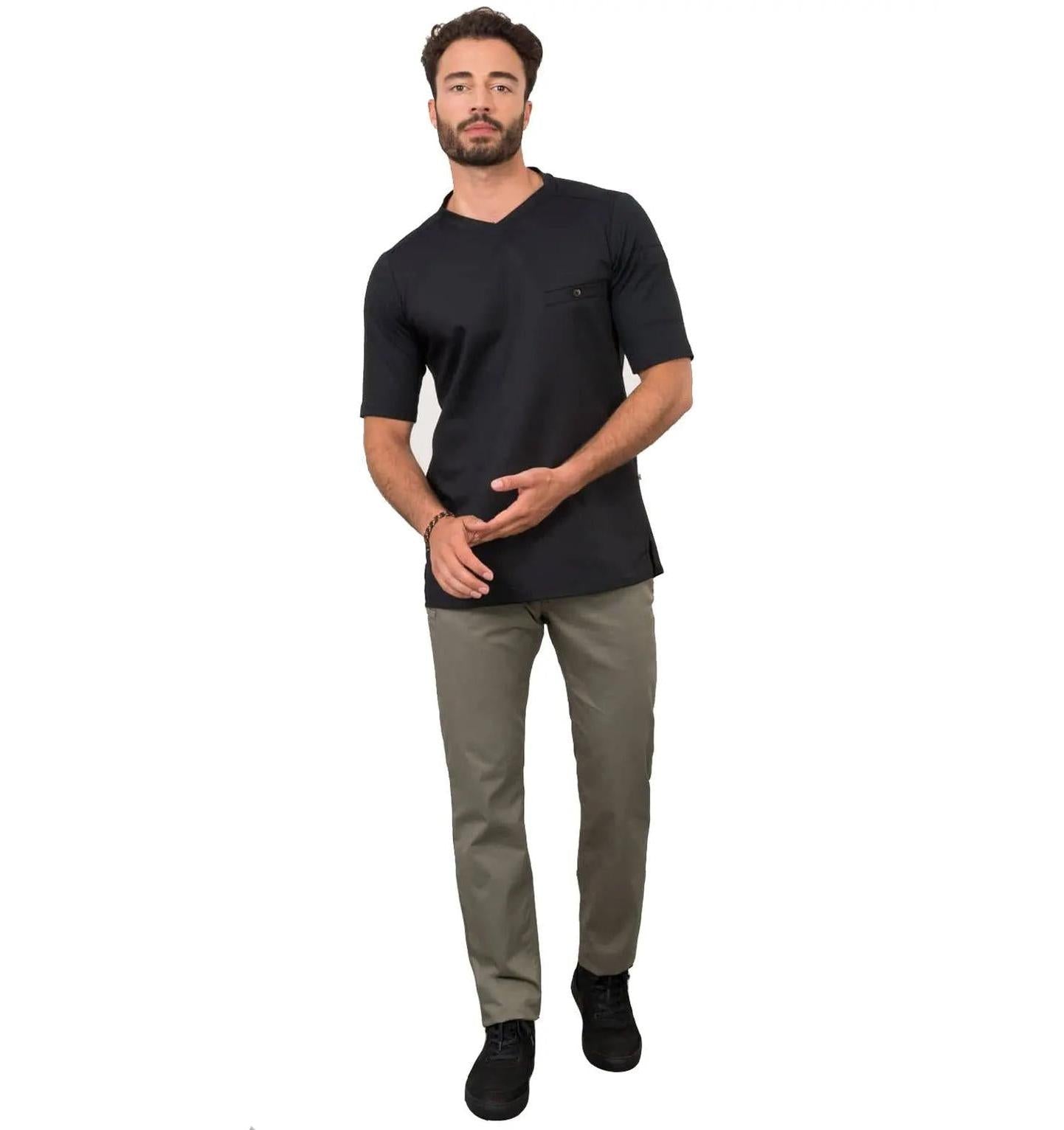 Le Nouveau Ferre Chef T-Shirt Black - full