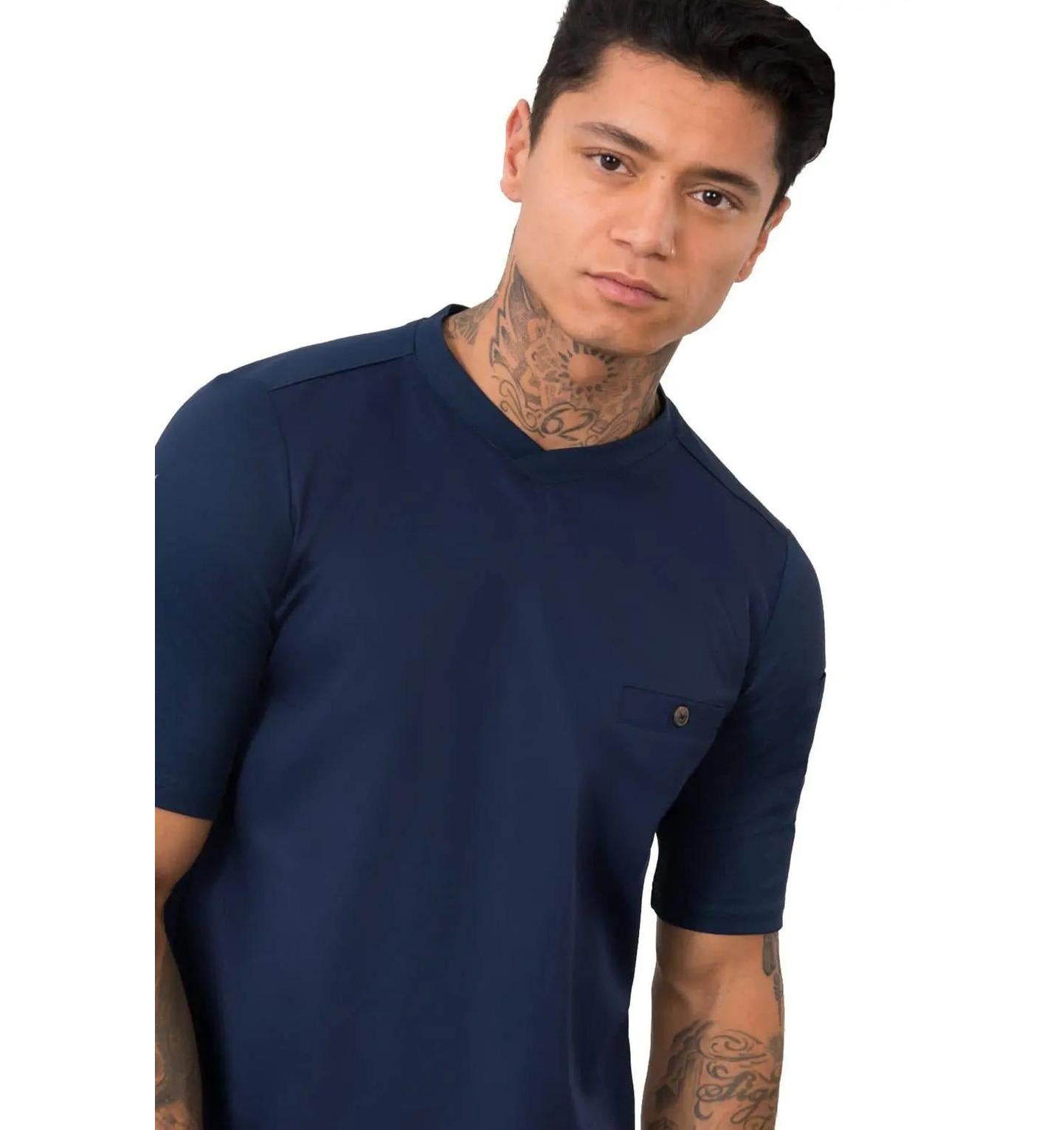 Le Nouveau Ferre Chef T-Shirt Patriot Blue - main